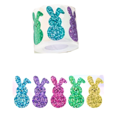Colourful Bunny Stickers